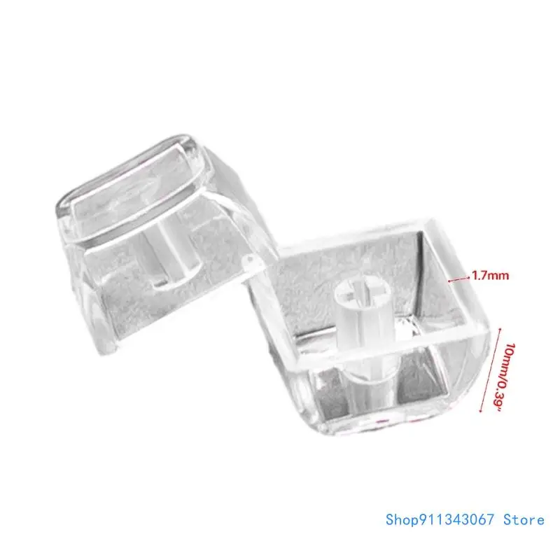 10PCS High Transparent Keycaps XDA Height Blank Keycap For Mechanical Keyboard Drop shipping