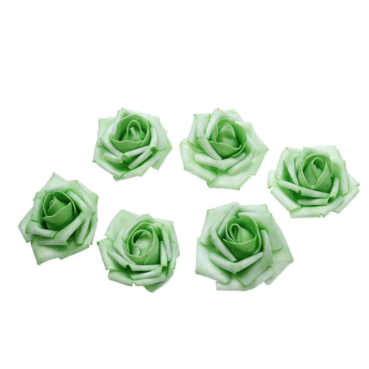 

50 Pcs Rose Flowers Artificial Roses with Stems Weddings Kunstblumen Kopf Indoor Bride