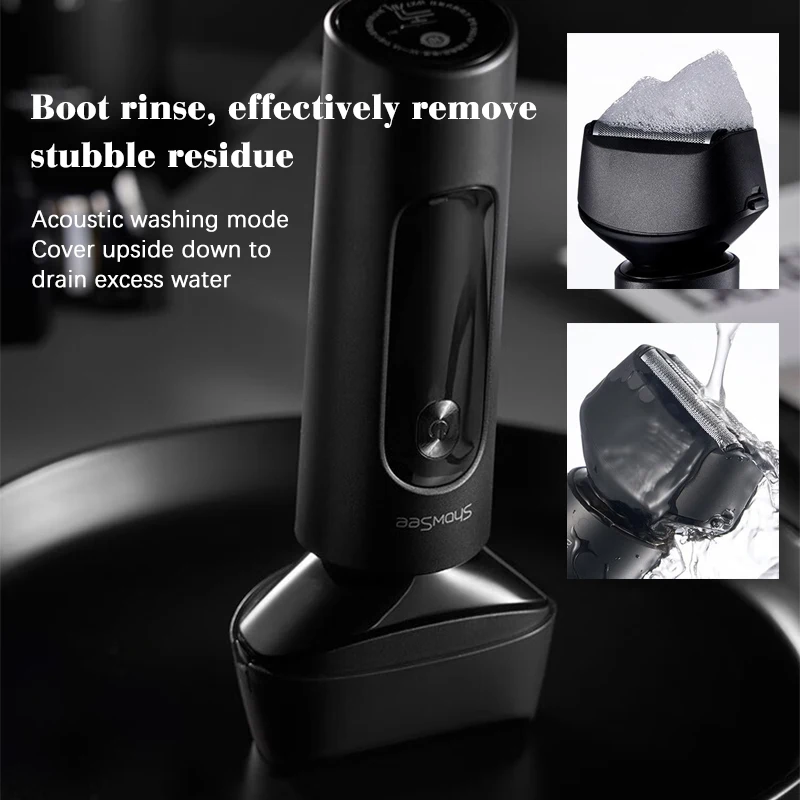 ShowSee Electric Shaver for Men F602 USB Rechargable Shaver Beard Trimmer Razor Shaving Machine for Men IPX7 Waterproof