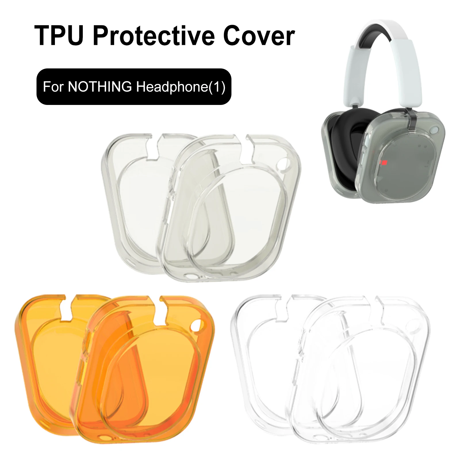 Kompatibel untuk Nothing Headp - Transparent Thin Case ulasan dan harga