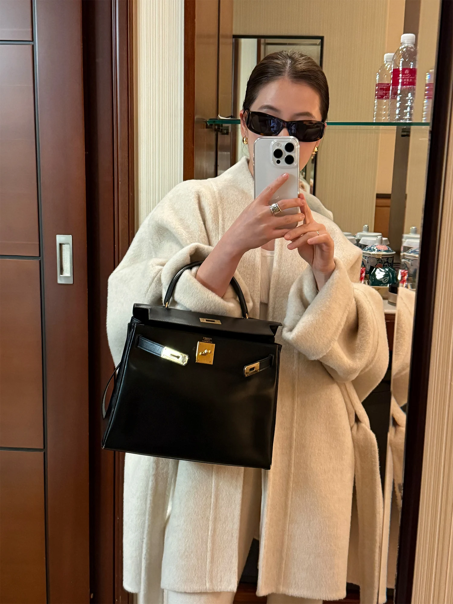 

CML Double-Faced Woolen Coat Ultra-Fine Alpaca Wool High-eld eep Wool Warm Casual Sle Commute Korean Sle Coat