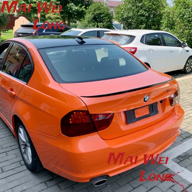 For 2005-11 high quality For bmw E90 spoiler E90 M3 style rear trunk spoiler 318i 320i 325i 330i E90 rear spoiler