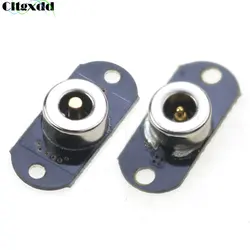 Cltgxdd 1pcs Round Magnetic Plug With PCB Board 360° Strong Blind Suction Single Charging Male Female Connector