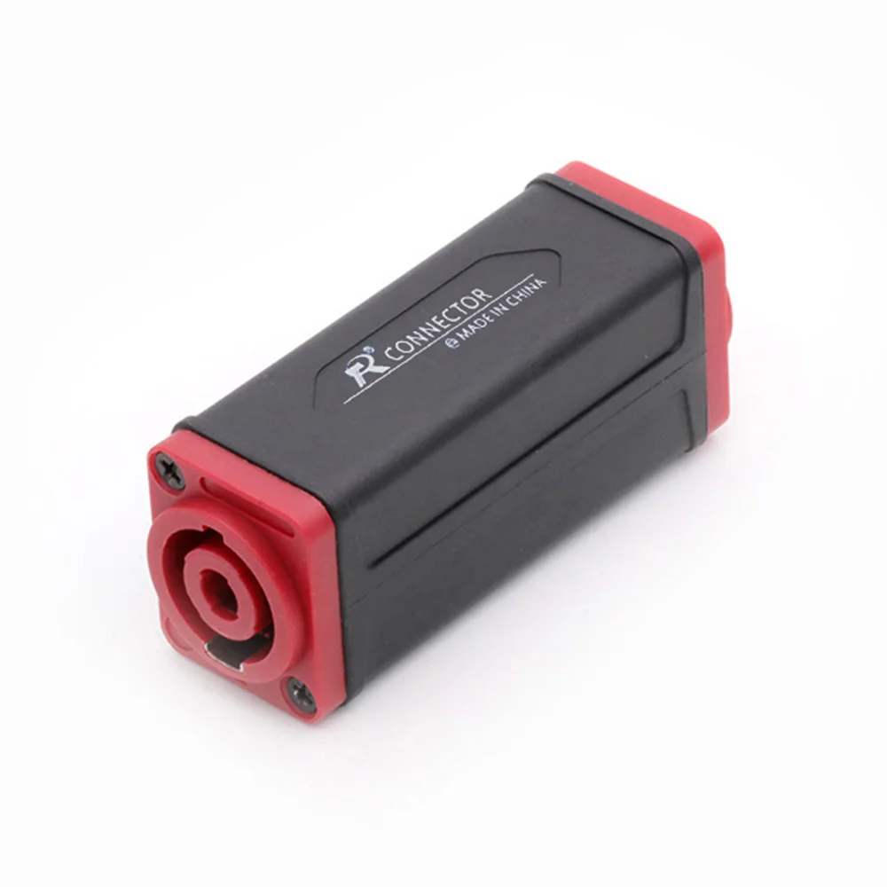 1pc New Arrival 4PIN Speakon/PowerCon Coupler Adapter Extender Audio Speaker Panel mount straight connector 4colors available