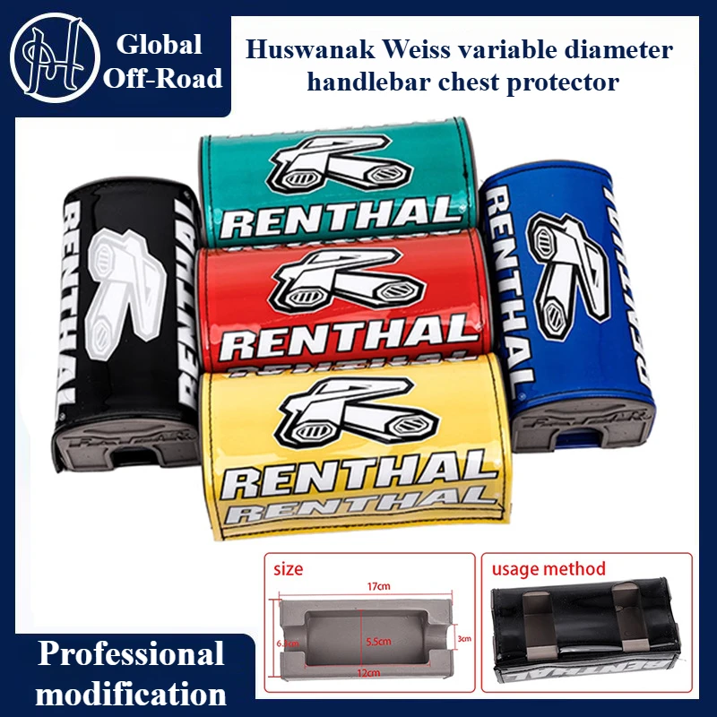 

1Pcs Huswanak Off-road Motorcycle Variable Diameter Handlebar Anti-collision Chest Protection Cotton Chest Sponge Foam Chest Pad