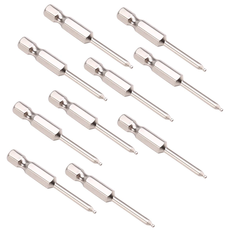 Магнитный шестигранный ключ, сверла, набор шестигранных отверток с шариковым наконечником, длина 100 мм, шариковая отвертка, шестигранный хвостовик 1/4 дюйма