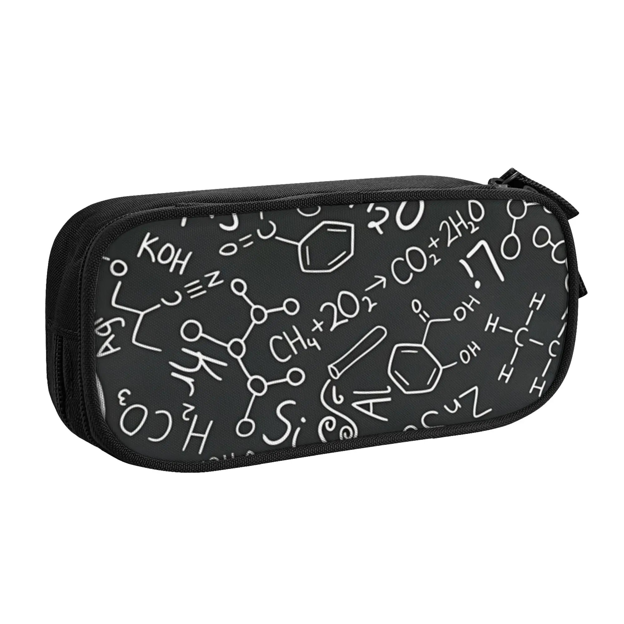 1 piece Stylish Chemistry 1 Pencil Case Girls Pen Bag Blackboard Elements School  Pencil Pouch Stationery Bag
