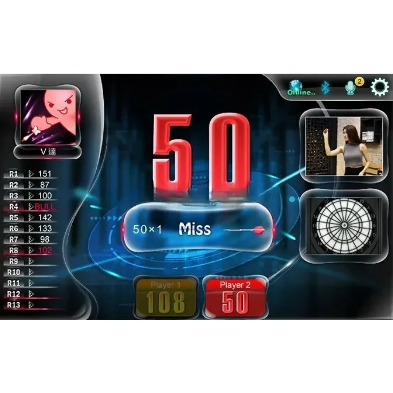 H3L VDART online LED light kids dart board indoor amusement bar game holiday gift celebrations product VDarts H2L world Online