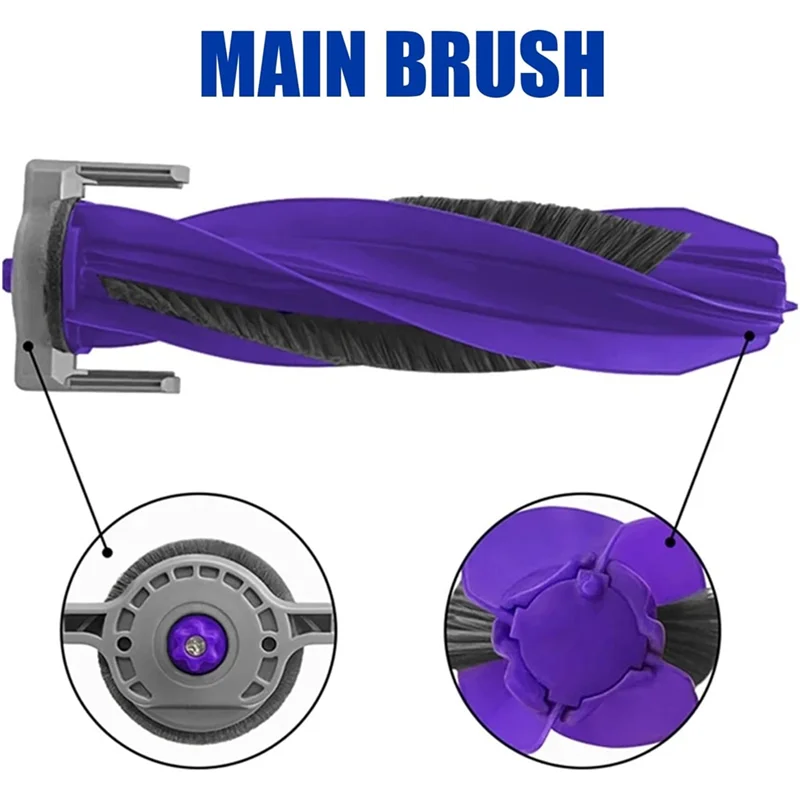 25 pçs kits de acessórios para narwal fro z ultra aspirador substituição rolo escova lateral filtro hepa mop almofada saco pó