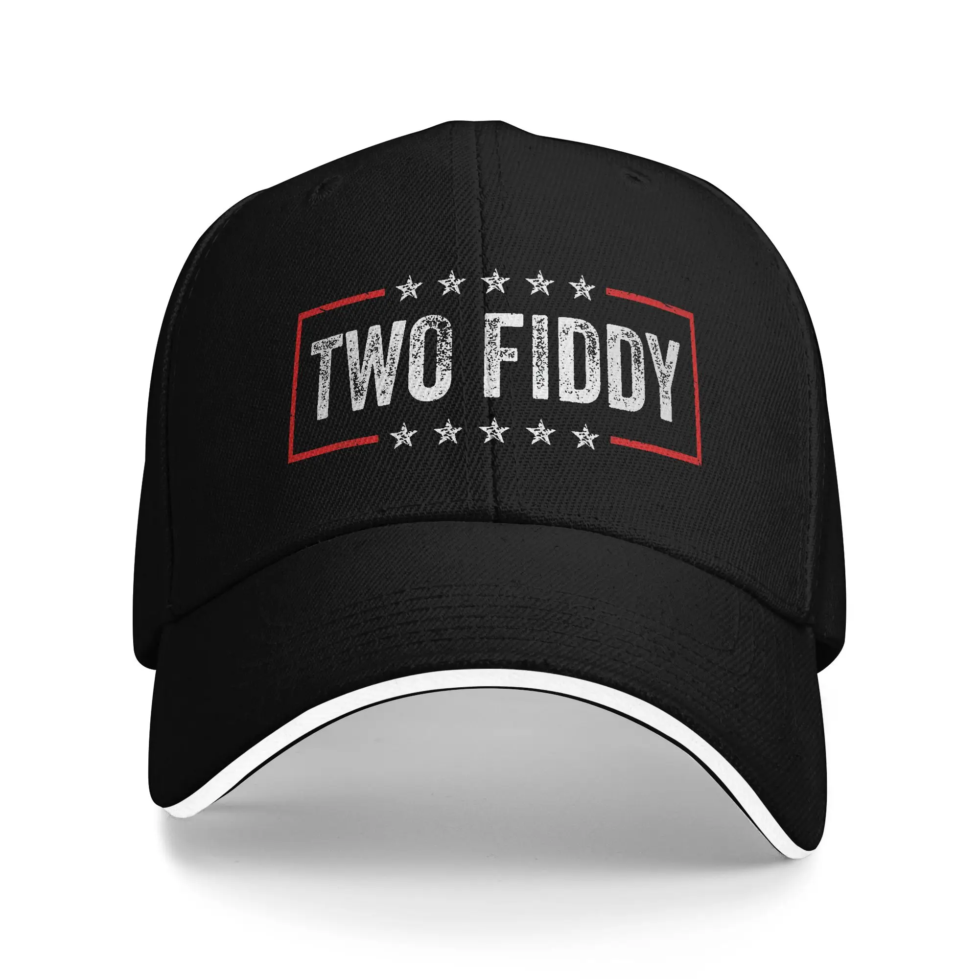 Two Fiddy 2 Fiddy 250th Baseball Cap Hip Hop 4th Of July Sandwich Hats Unisex Polyester Hats Cap Outdoor