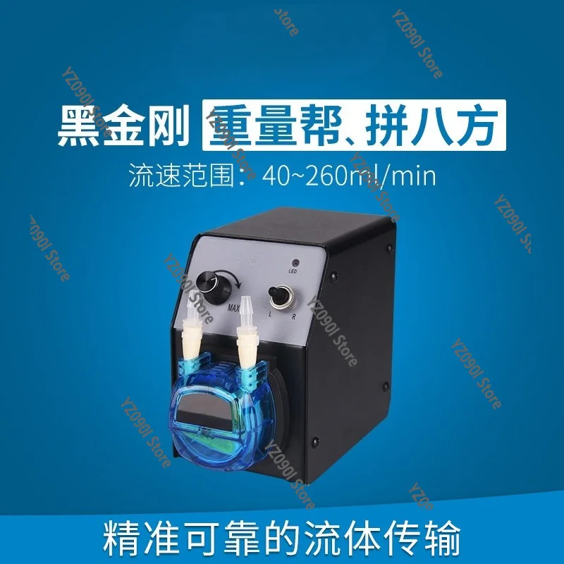 Laboratory Mini Peristaltic Pump KCPPRO2 Adjustable Flow Bidirectional Rotation Liquid Transfer Equipment