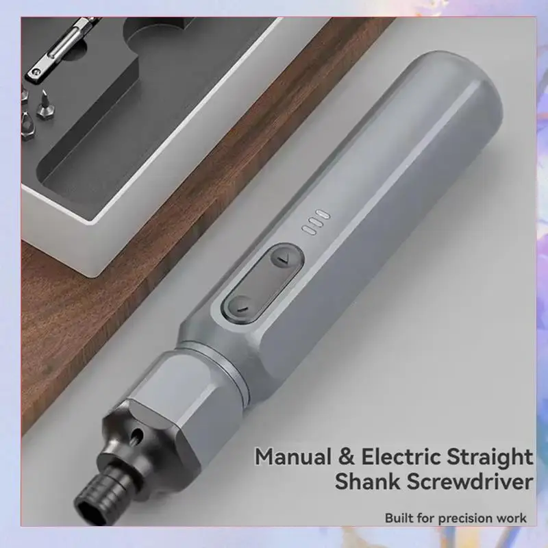 

Mini Electric Screwdriver Mini Cordless Electric Screwdriver Rechargeable Kitchen Drill Multifunctional-[A04I]