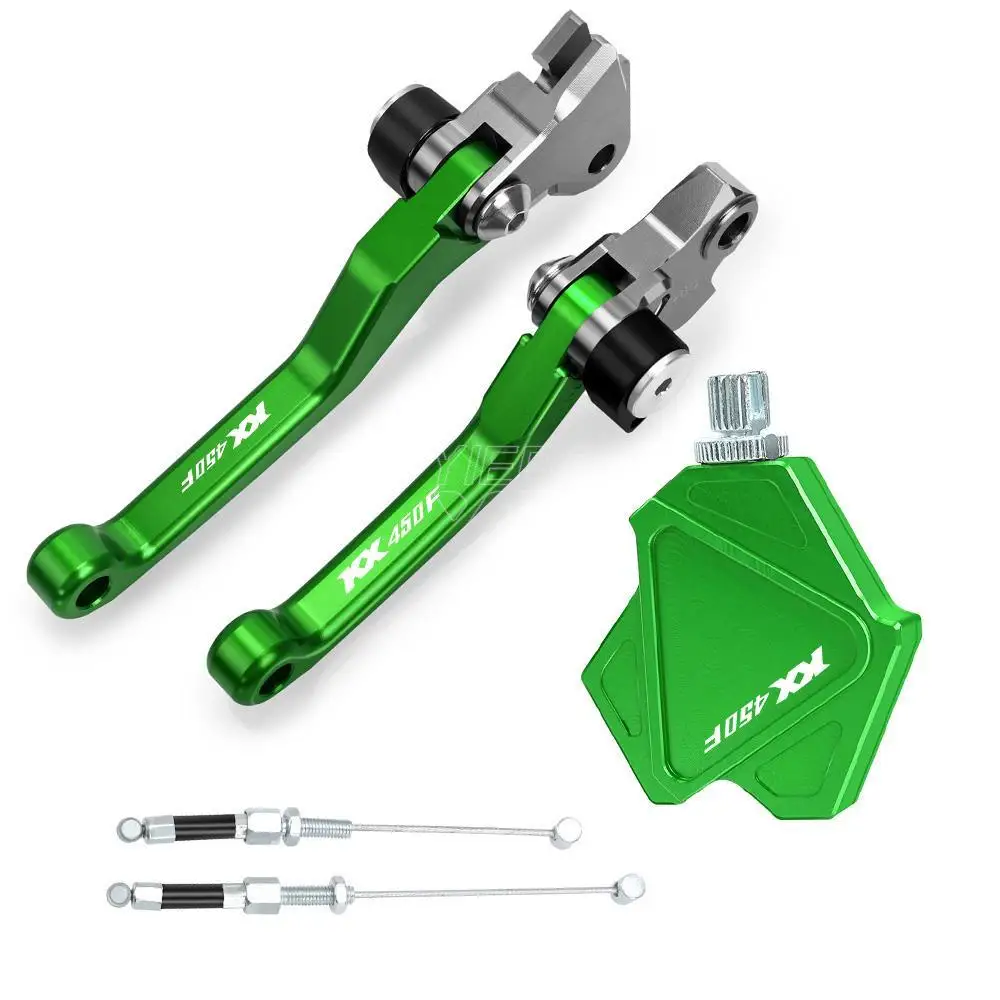 For KAWASAKI KX450F KX 450F 2013 2014 2015 2016 2017 2018 Short Stunt Clutch Lever Easy Pull Cable System Brake Clutch Levers