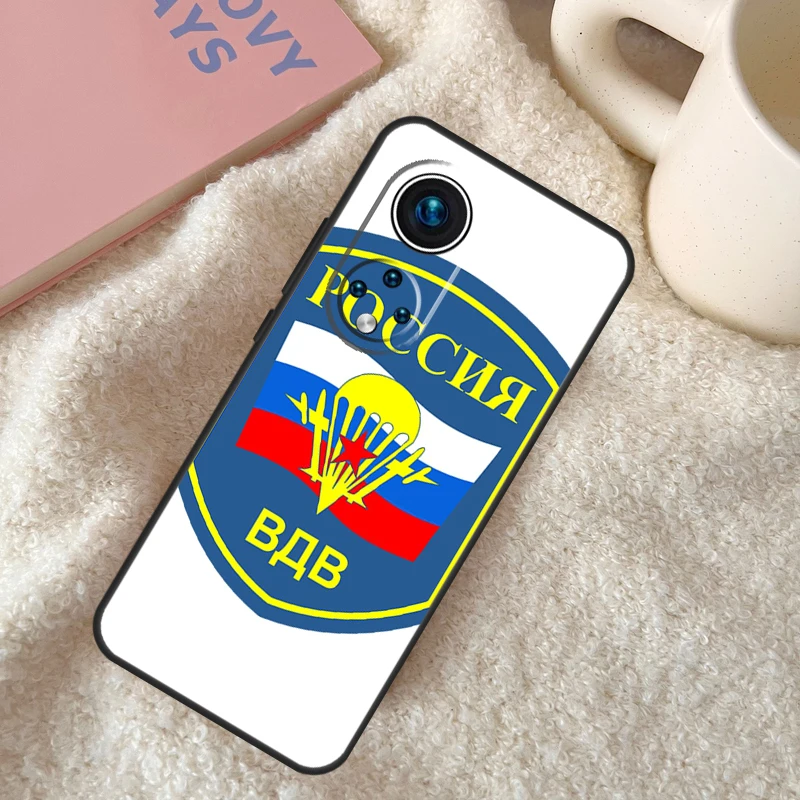 Russia Airborne Funda For Huawei P20 P30 P40 P60 Pro P Smart Nova 9 5T Honor Magic5 Lite X8 X9 a 50 70 Case