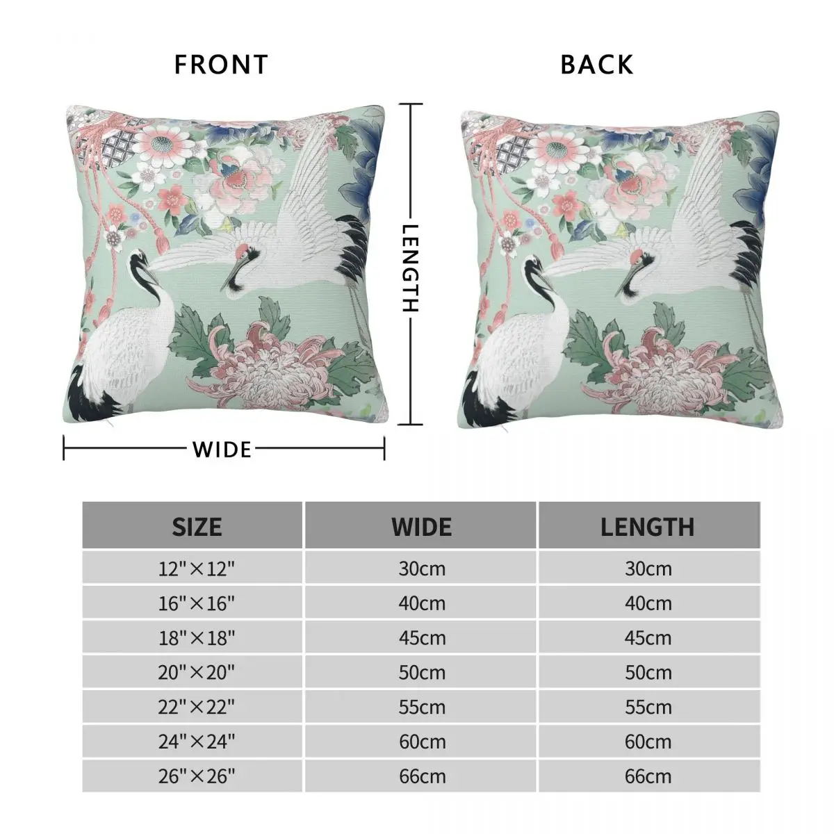 Sayuri J-pop Singer Square Pillowcase Polyester Linen Velvet Printed Zip Decorative Home Cushion Cover Wholesale