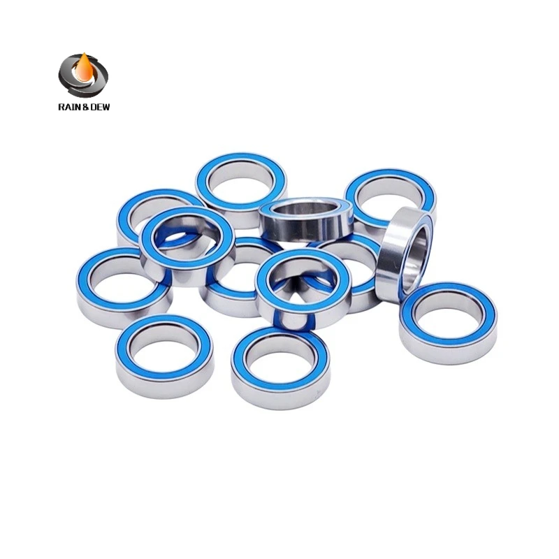 10P 6700RS Bearing ABEC-7 10x15x4 mm Thin Section 6700-2RS Ball Bearings 6700 2RS With Blue Sealed For Hobby Electric RC Car