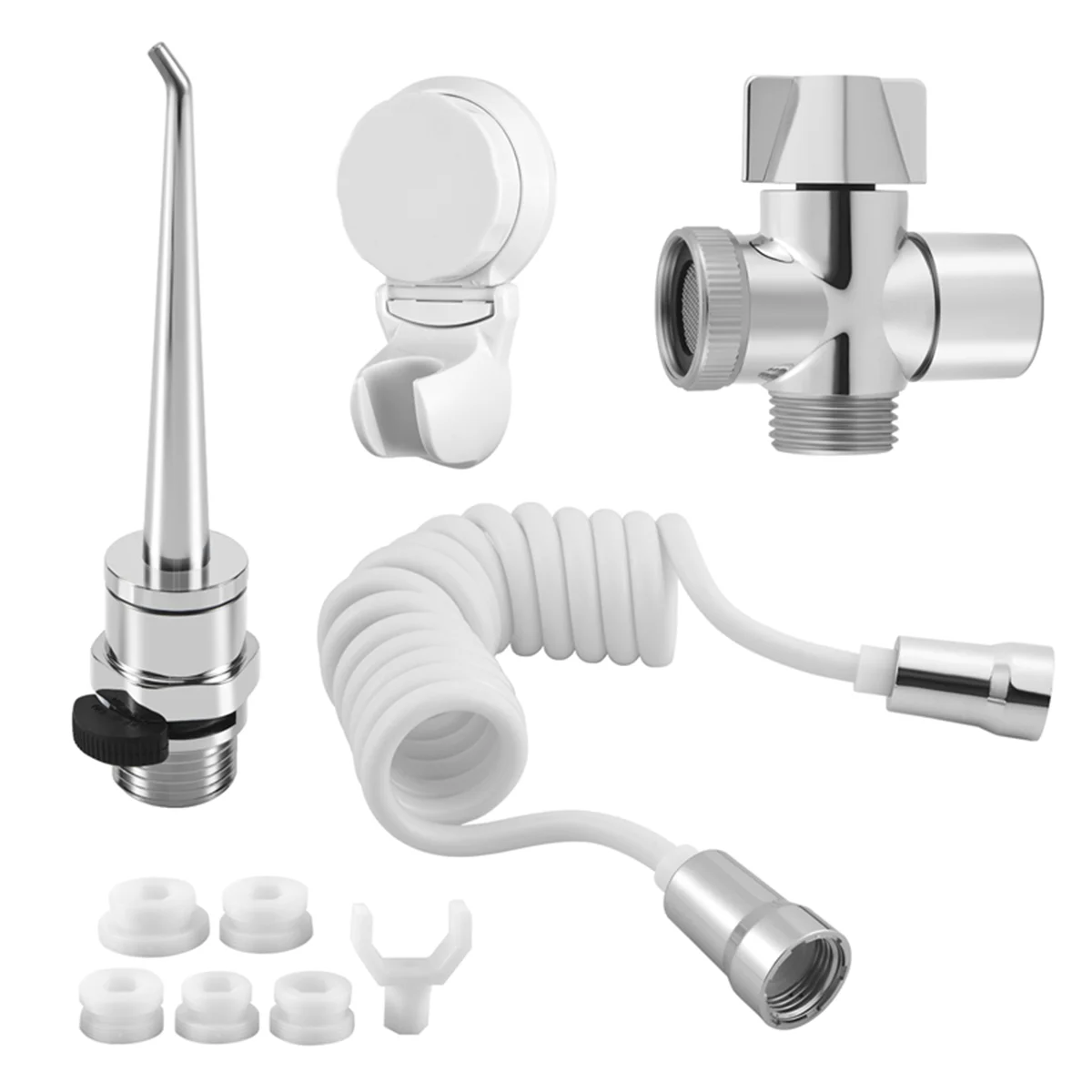 12 pezzi Dental Spa Water Jet Flosser Irrigatore orale Denti Spazzolino Pick Cleaner