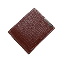 Men's PU Wallet Business Short Synthetic Leather Wallet Cross border Hot Spot Wholesale bifold Short PU Leather thin Bag