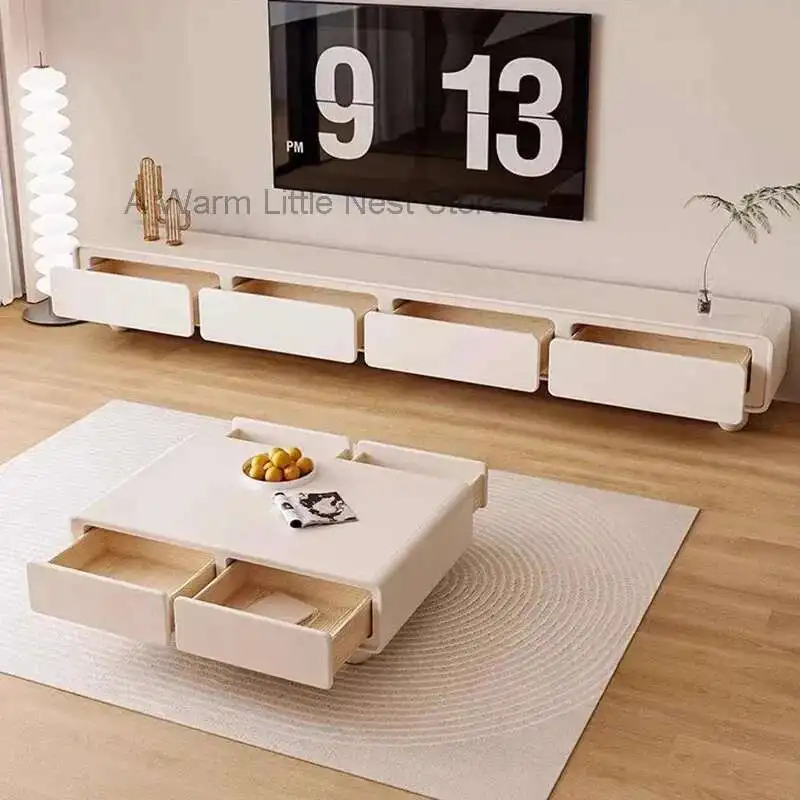 

Entertainment Drawer TV Stand Beauty Storage Trendy Vintage TV Cabinet Classic Salon Nordic Storage Meuble Tele Hotel Furniture