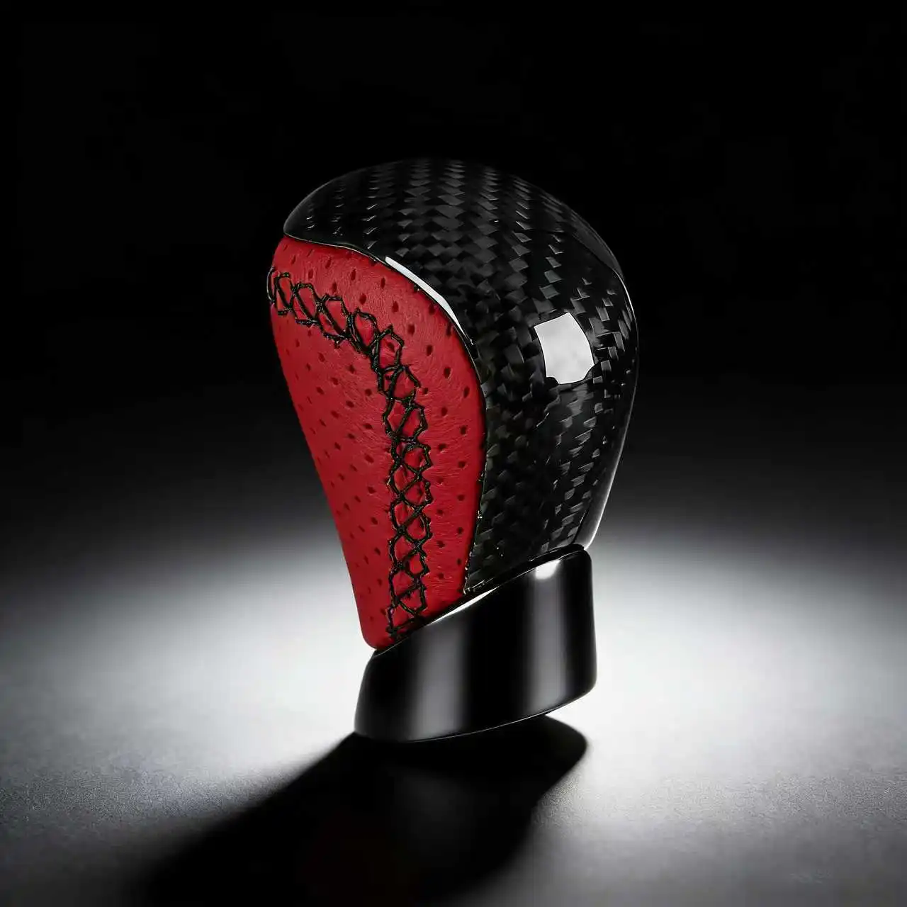 

LS AUTO Real Carbon Fiber Gear Shift Knob Fit For Lexus RC F 2015-2021 GS F 2012-2018 Interior Racing Style Replacement Shifter