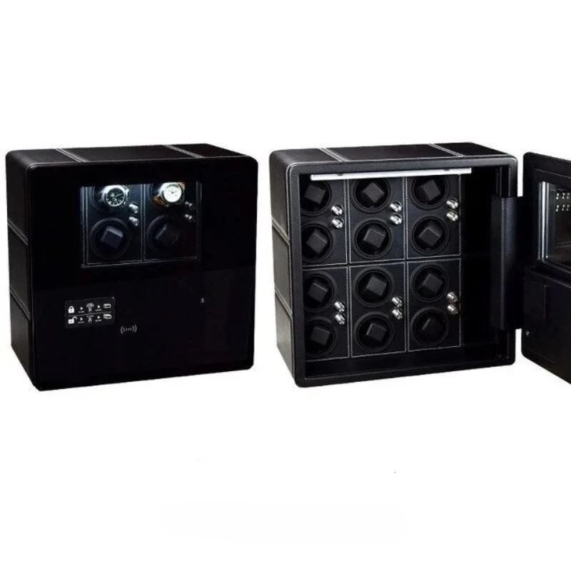 Fancy Watch Winder Smart Safe Automatic Watch Winder Safe Watch Winder Leather Draw Safe