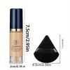 2PCS Full Coverage Matte Liquid Foundation Set 6
