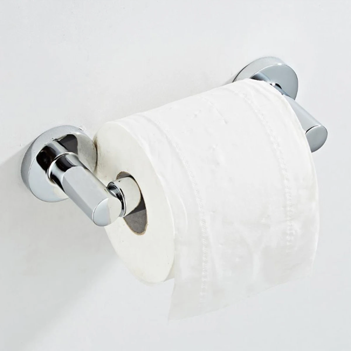 

Toilet Paper Holder Stainless Steel Toilet Paper Roll Holder Shelf Wall Mounted Towel Holder Tissue Stand for Kitchen Bathroom