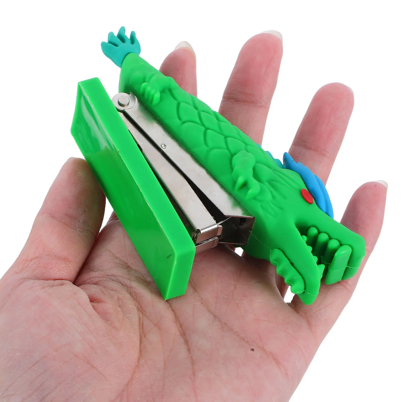 Mini Cute Dragon Stapler Portable Hand Stapler Office School Supplies Stainless Steel Staples for Students