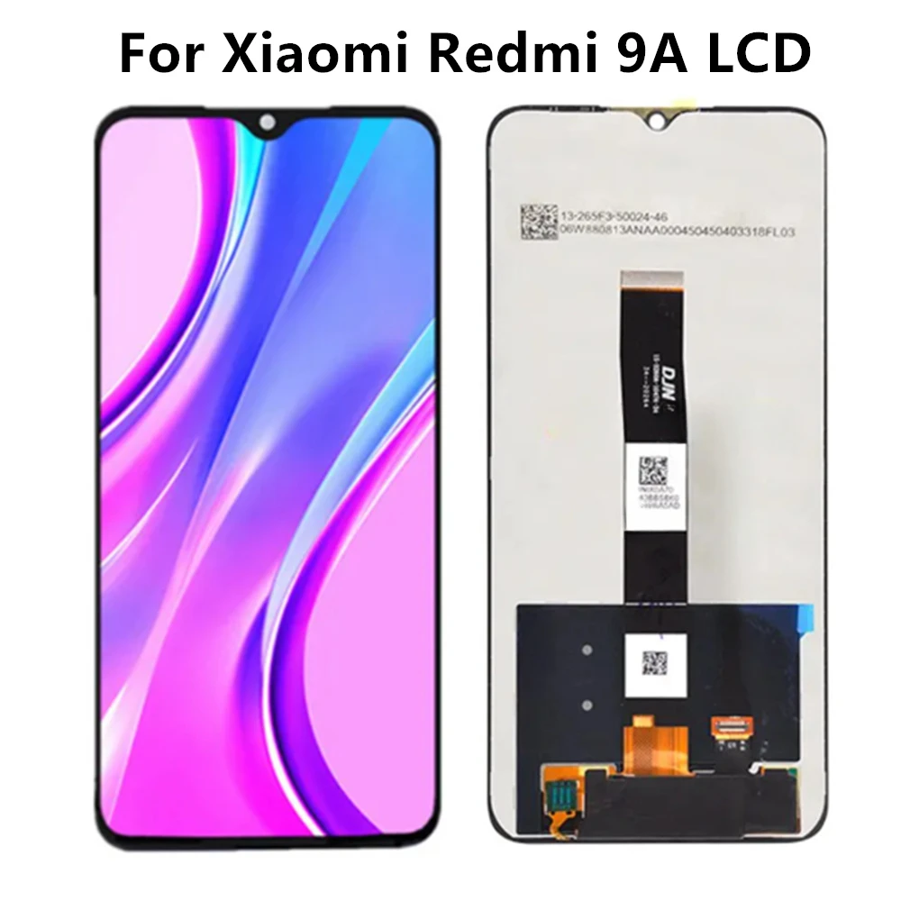 

ЖК-дисплей 6,53 дюйма для Xiaomi Redmi 9A, сенсорный экран с дигитайзером в сборе для Xiaomi Redmi 9, A 9A, ЖК-экран M2006C3LG