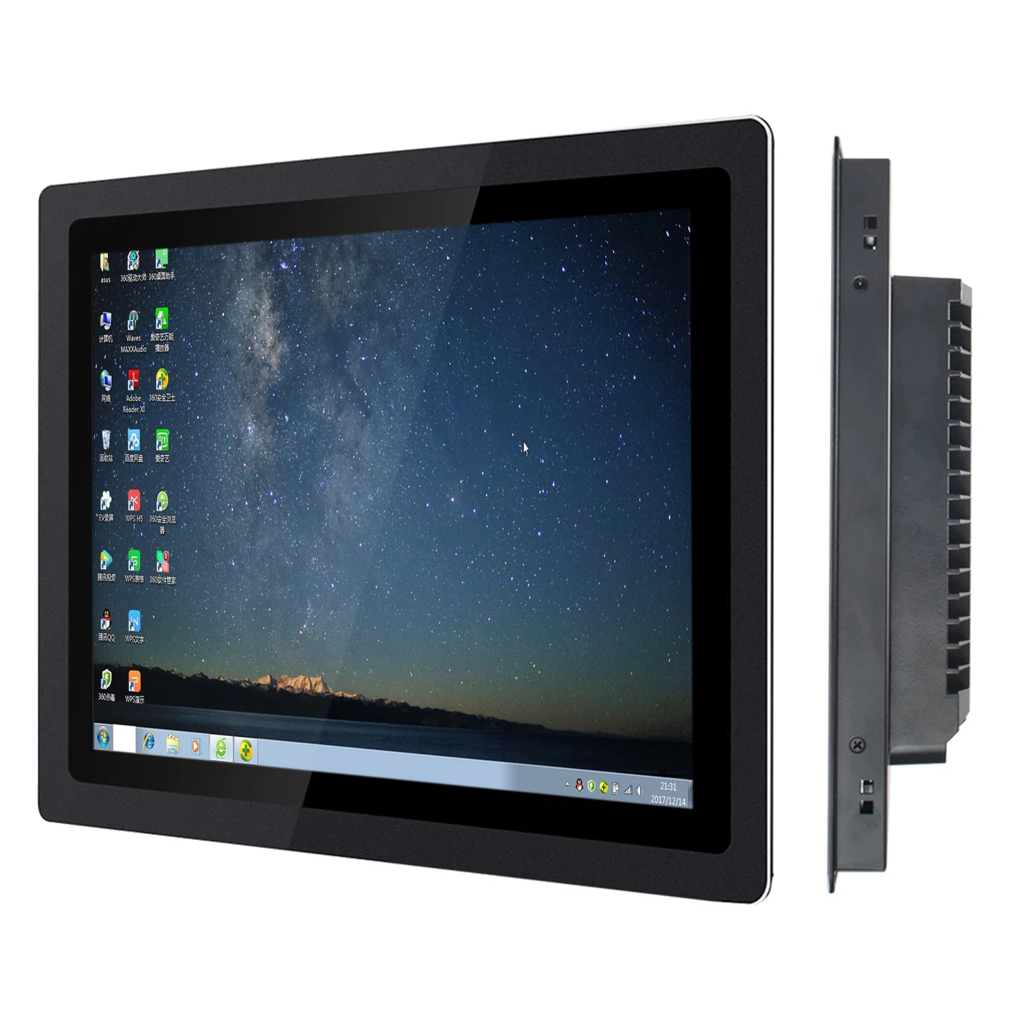 

19 inch industrial mini computer all-in-one pc with capacitive touch screen panel pc tablet pc built-in WiFi RS232 COM 1280x1024