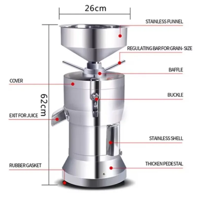 New Innovation Machine Milk Extractor Soybean Nut Processor Type 125S