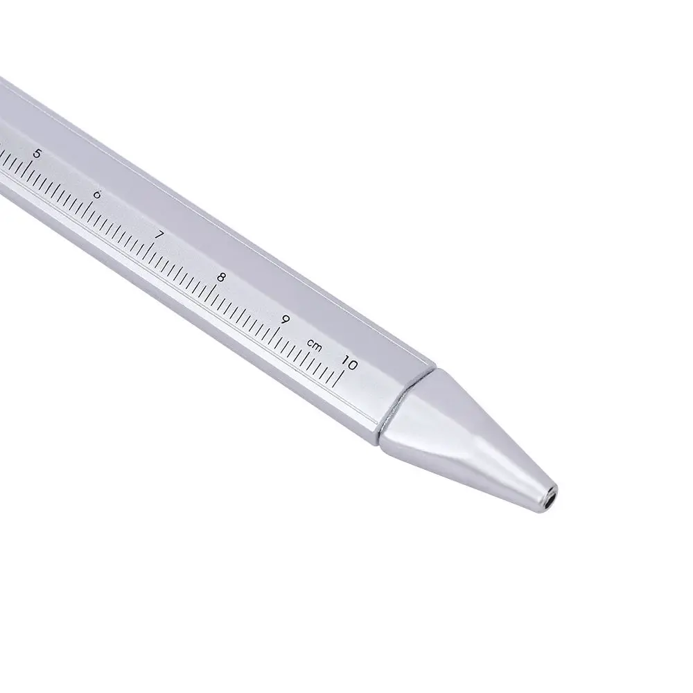 

with Blue Refill Multifunctional Stationery Caliper Ballpoint Cursor Gifts Scale Ruler Pen School Office Supplies