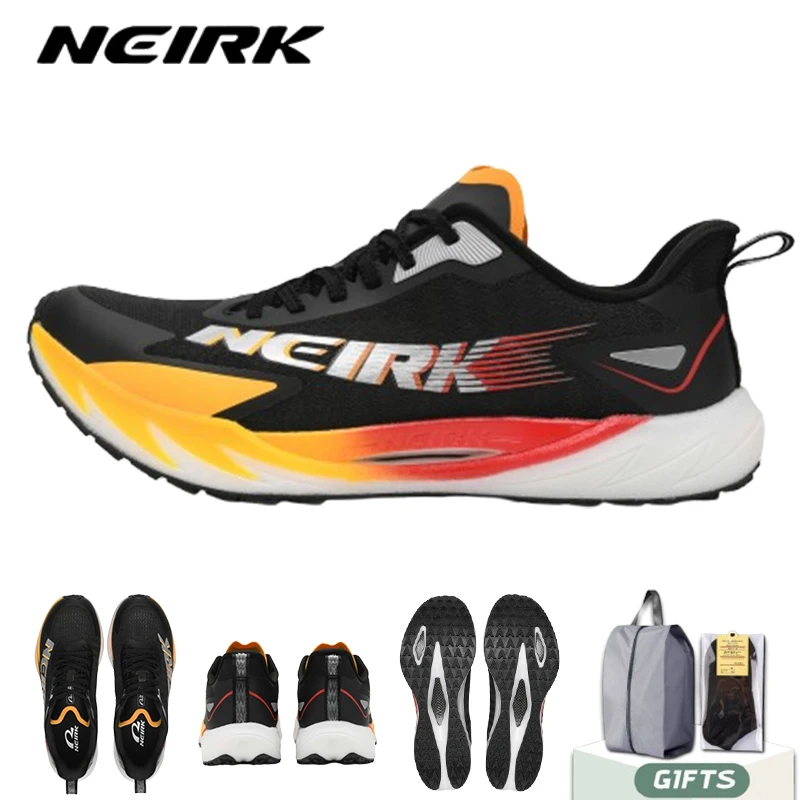 

NEIRK мужские кроссовки с сеткой, дышащие легкие профессиональные тренировочные спортивные туфли, марафонские кроссовки с карбоновой пластиной