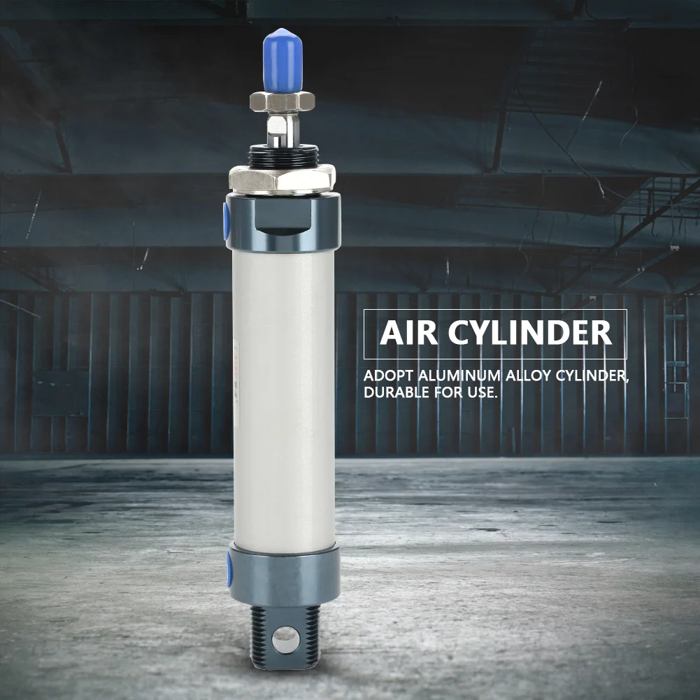 

Air Pneumatic Cylinder, 25mm Bore 50mm Stroke Single Rod Mini Pneumatic Air Cylinder Double Acting