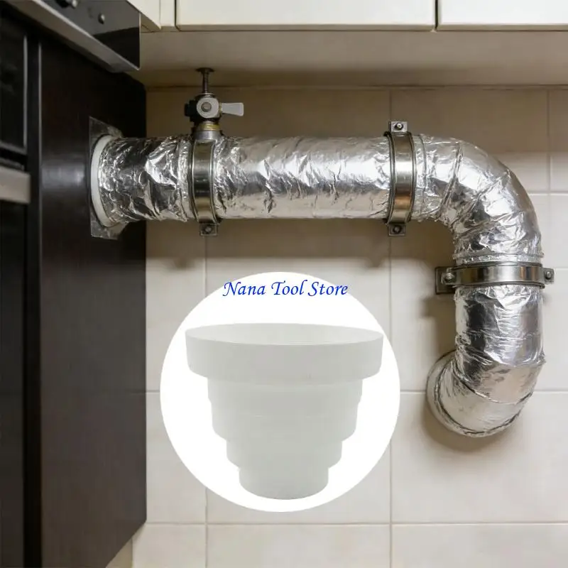 31GJ Kitchen Vent Adapter for Improved Air Quality with High Temperatures Resistance