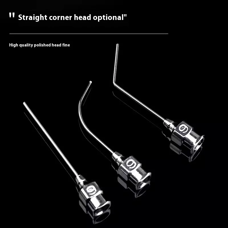 Medical Ophthalmic InstrumentsStainless เคล็ดลับแบน NeedlesTear Tract ล้างเข็มทันตกรรม Ophthalmic ทําความสะอาดเข็ม