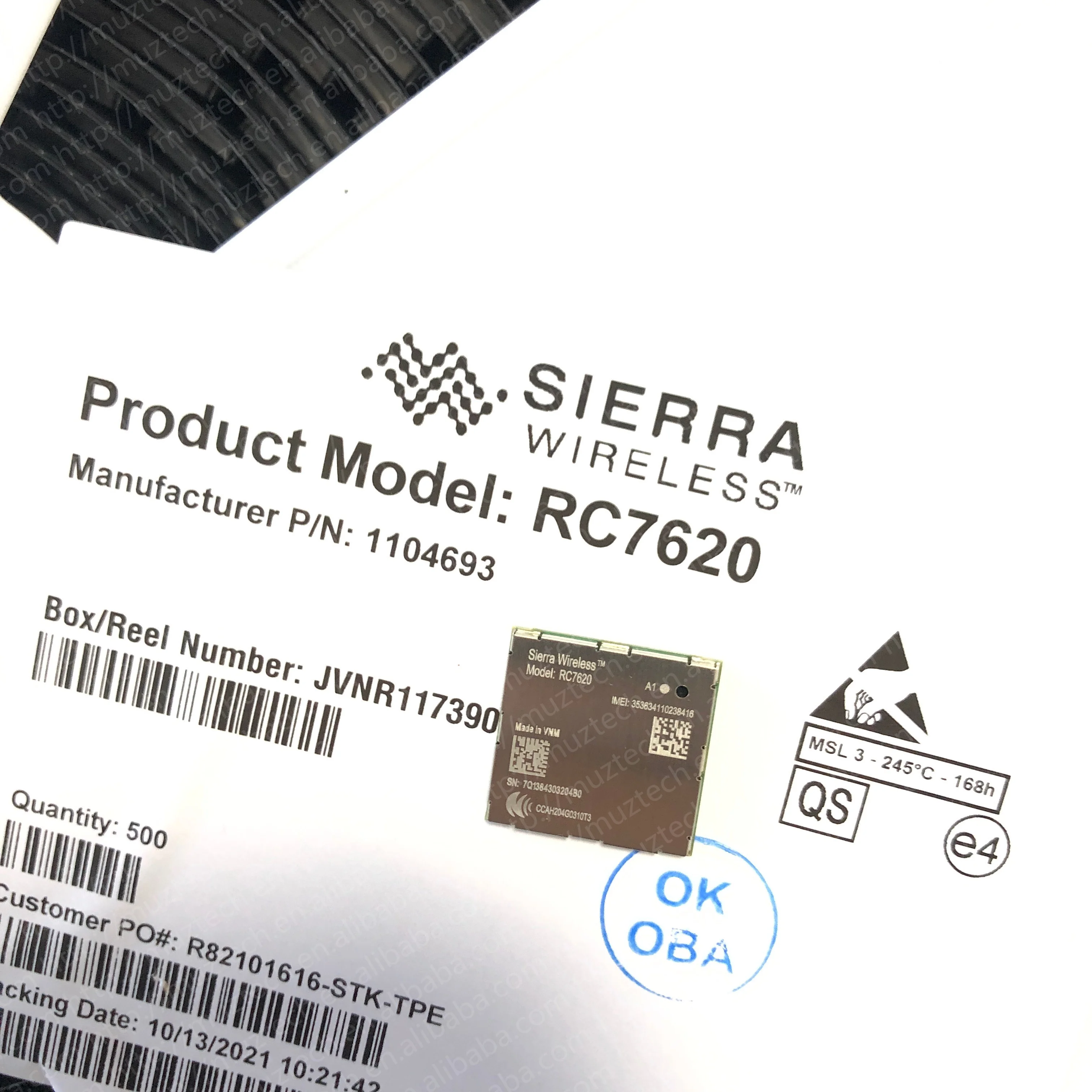 Sierra Wireless AirPrime RC7620 RC7620-1 IoT Module In Stock