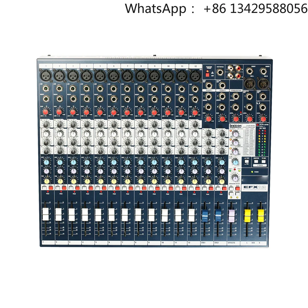EFX12 Professional Stage Effect Performance Mixer 8 Channel 12 Channel 16 Channel Mixer Console