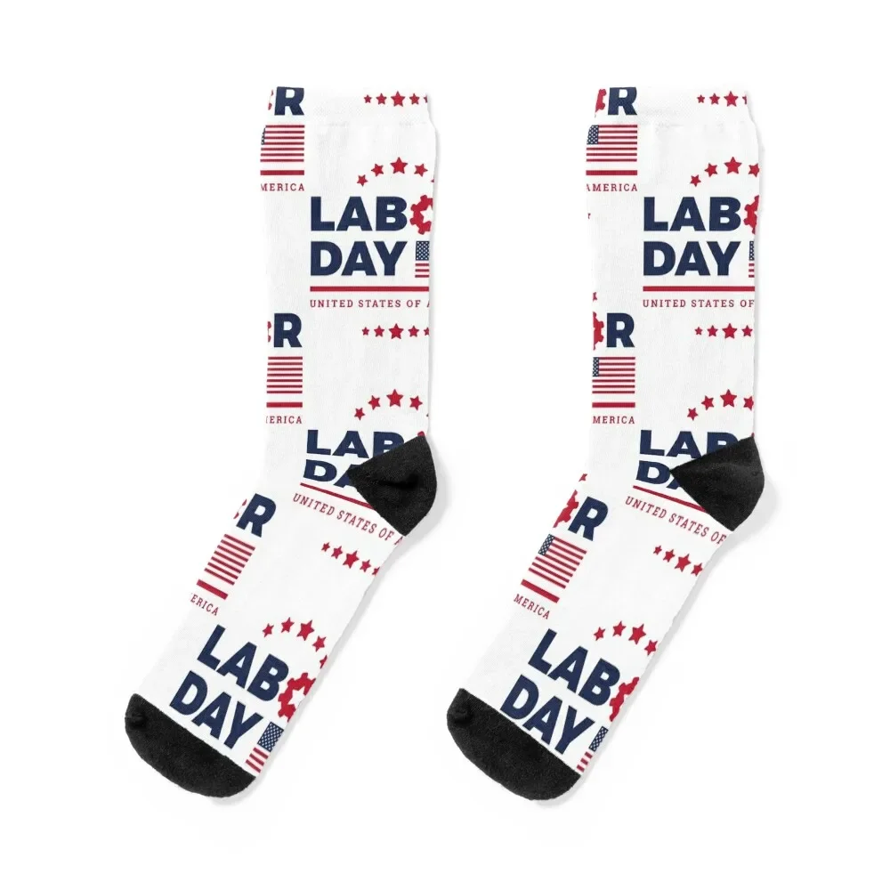 Labor Day Celebration With USA Flag Socks golf kids Men Socks Women's