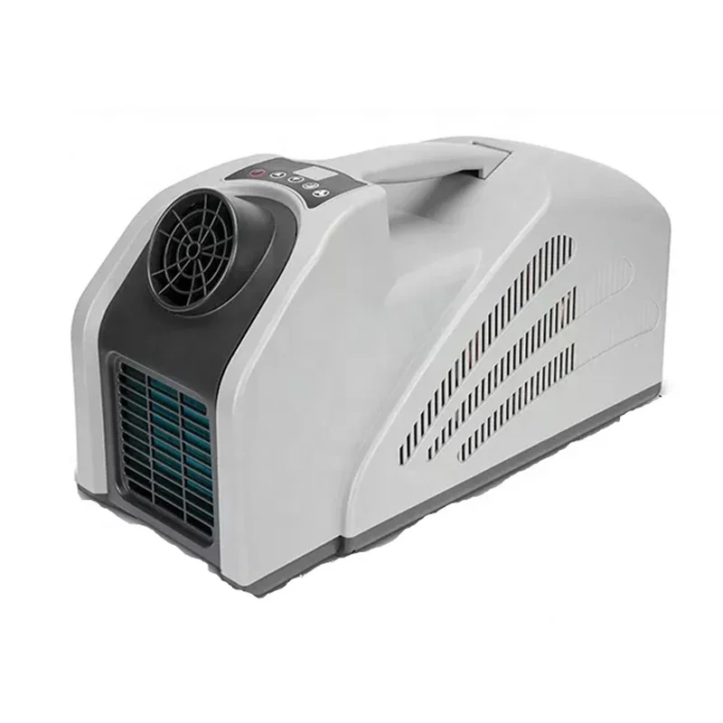 New Solar Charging Mini Portable Removing 2350btu Air Conditioning DC24V AC220V Tent RV Truck Outdoor Camping Travel Cooling Car