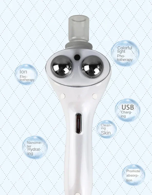 5D plain skin care/hydration/oxygen injection device/lifting V-face/portable handheld/beauty/negative ion/rejuvenation