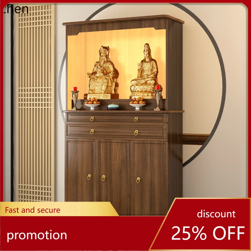 HT offering table Buddhist platform stand cabinet Guanyin table statue home living room God of Wealth offering table