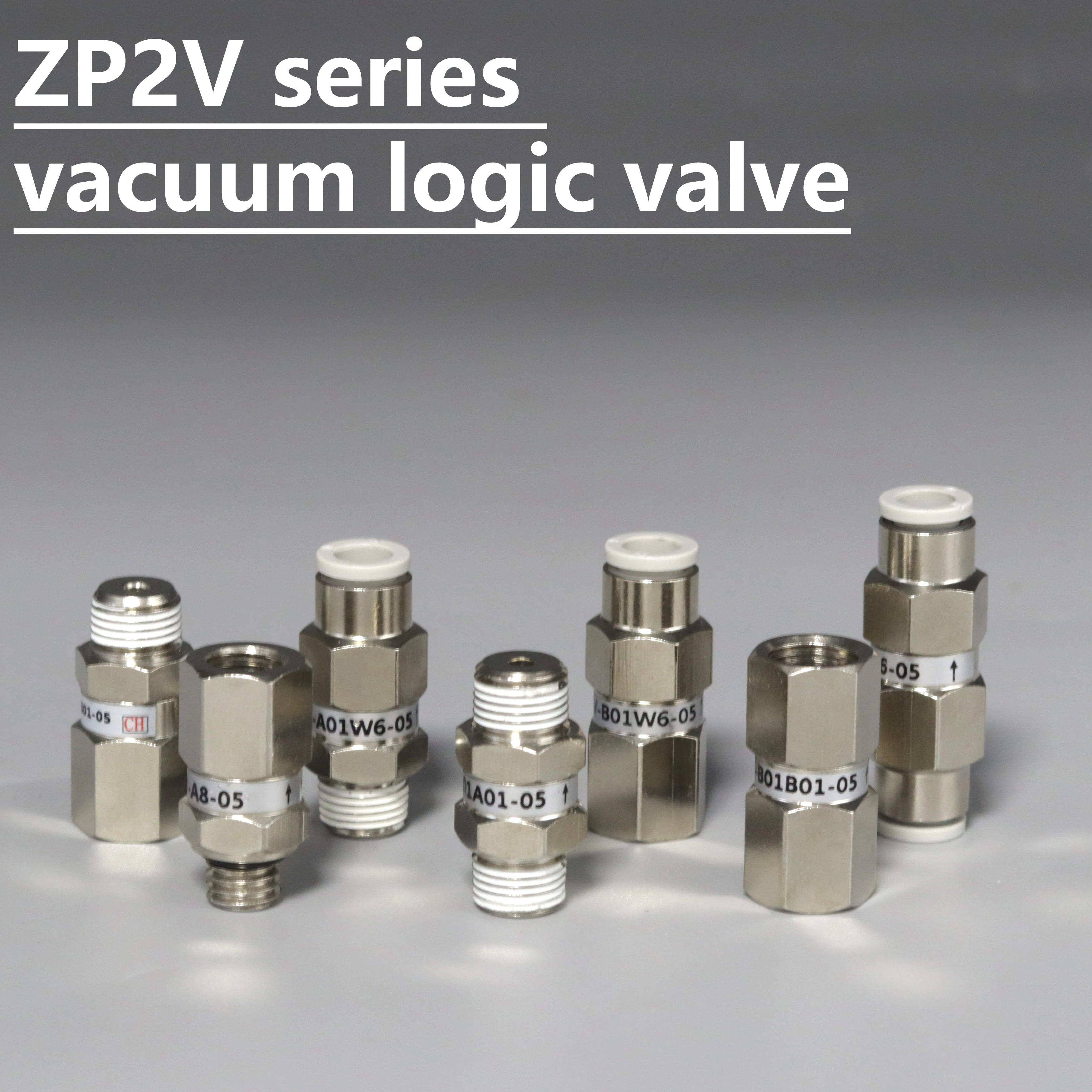 2PCS ZP2V Series Pneumatic accessories Vacuum logic valve Check valve ZP2V-A5/A8/A01/B5/B01/W4/W6-03/05/07/10