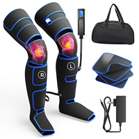 Full-Leg Air Compression Massage Leg Massager Foot Massage Boots Kneading Squeeze Deep Relaxation Calf With Remote Control