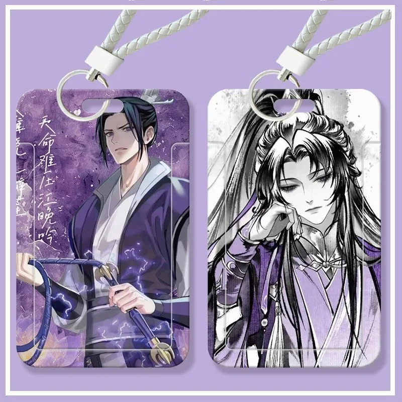 Maître Jiang Cheng, fondateur de la voie magique, étui pour cartes de cosplay avec motif de diaposive, étui de protection pour carte d’identité, collection.