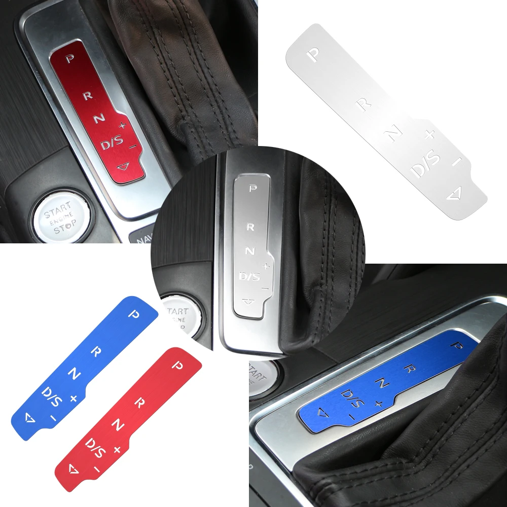 Car Gear Shift Button Panel Sticker for Audi A3 8V 2012 2013 - 2019 LHD Electronic Shift Sticker Sequin Interior Accessories
