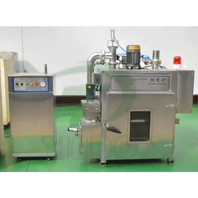 Customized Multifunctional Meat Fish Smoking Drying Machine Sausage Ham Cooking Smoke Oven Hot Cold Smoking Equipment