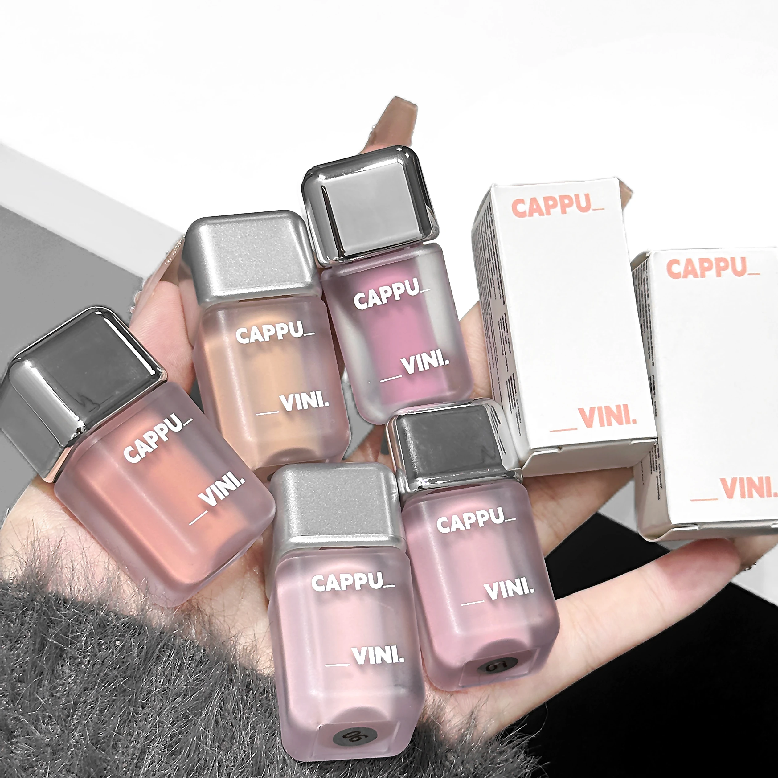 Cappvini Vitality Color Liquid Blush Hydraterende Waterige Zijdezachte Blush Rouge Verheldert het gezicht