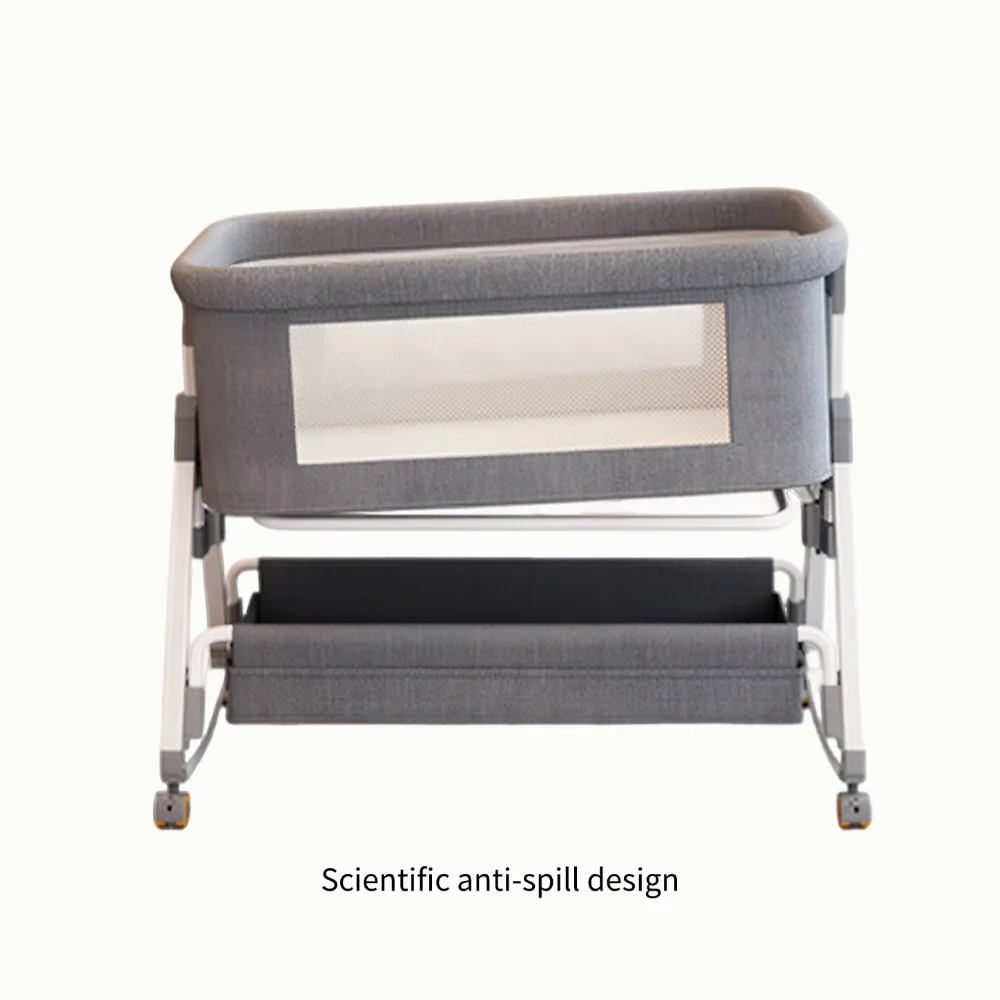 Przenośne, wielofunkcyjne łóżeczko dziecięce, składane łóżeczko dla noworodków, duże łóżko do łączenia, nowy projekt, przenośne łóżeczko mobilne.