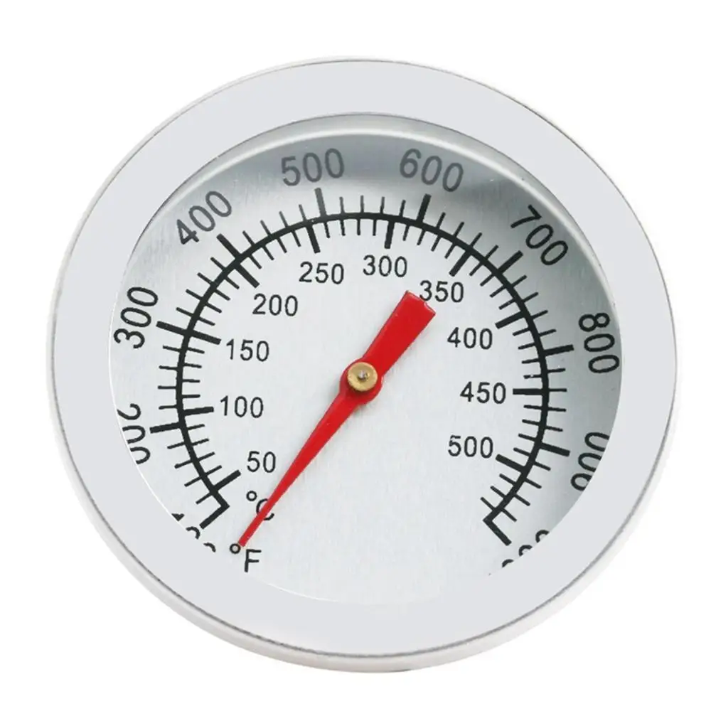 Practical Stainless Steel Oven Grill BBQ Accessories Barbecue Tools Temperature Gauge Thermometer